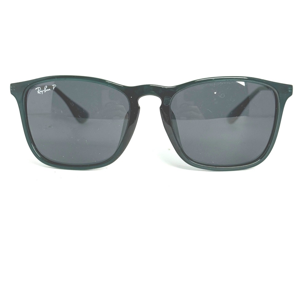 Ray-Ban Chris RB4187F 666381 Dark Green Polarized Sunglasses 54-18-145 3P
